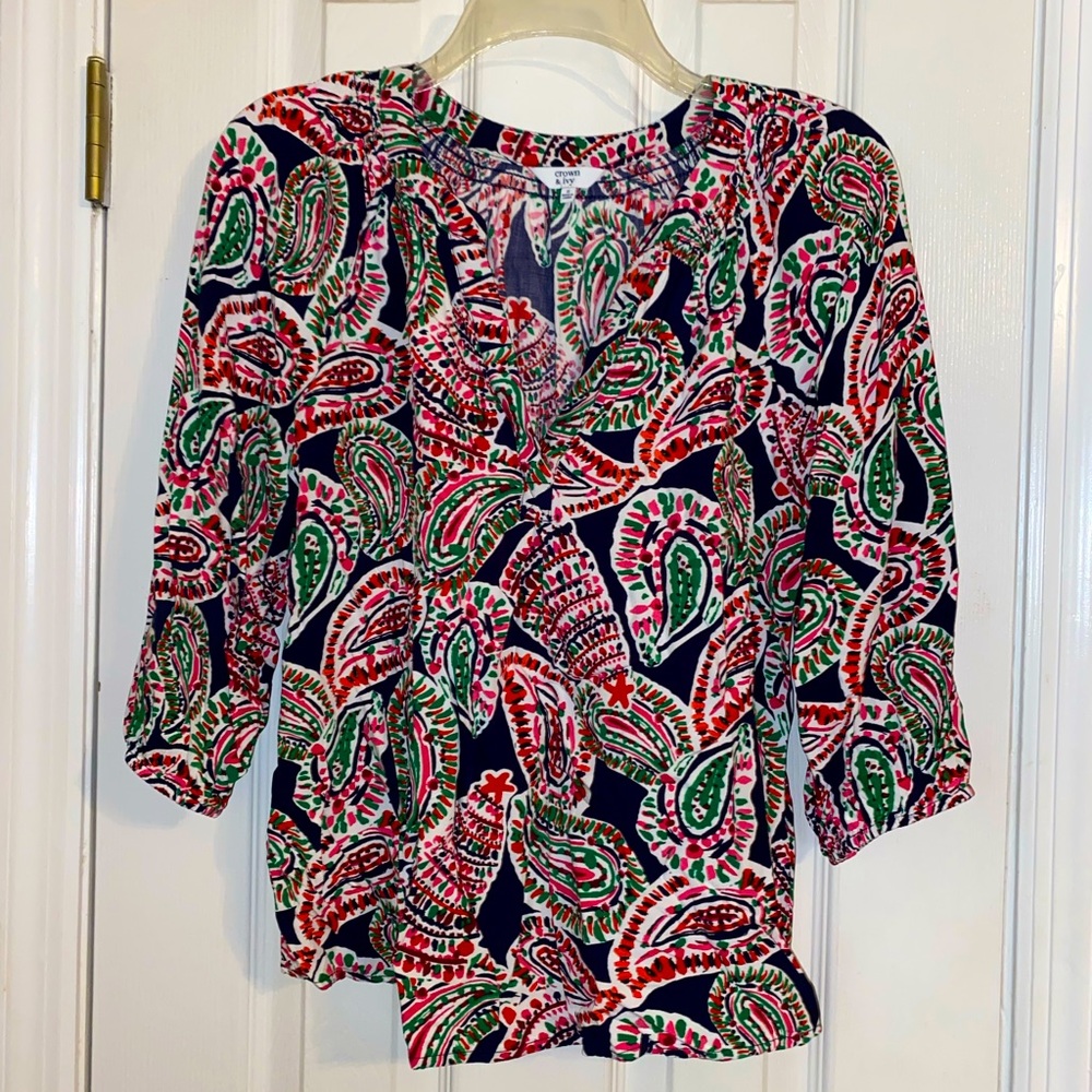 SMALL Crown & Ivy Blouse